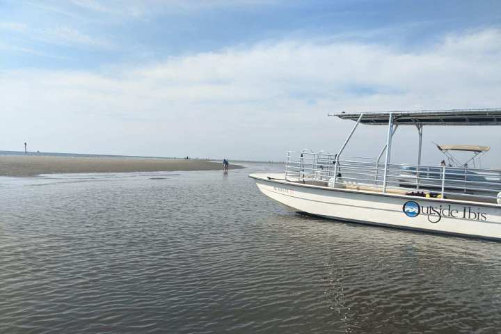 a boat on a body of water