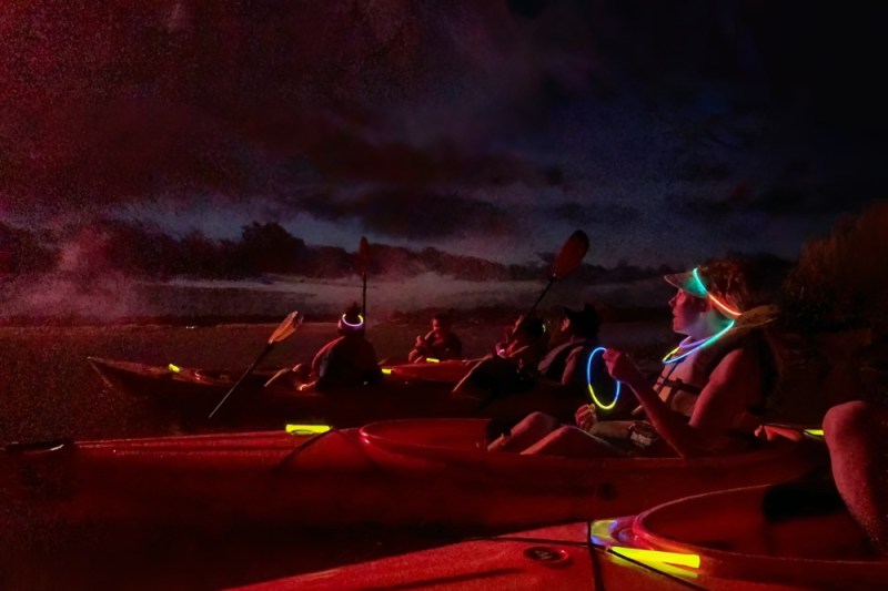 fireworks kayak tour in hilton head